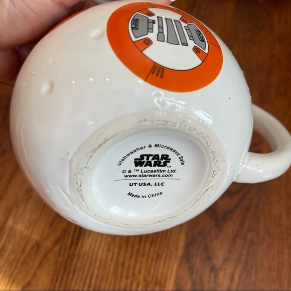 Disney Star Wars BB-8 Droid Disney 3D Character Mug Coffee Cup No Lid - Picture 7 of 9